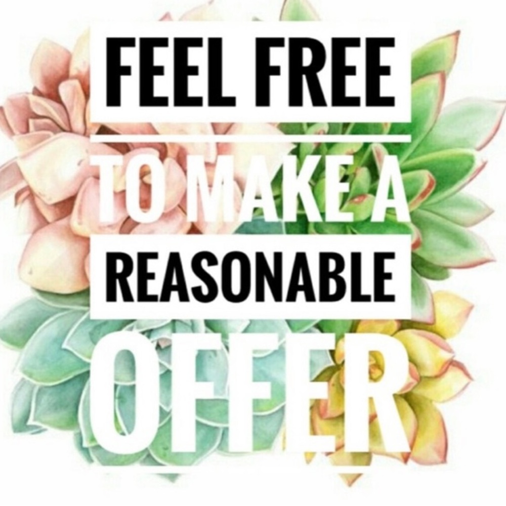 Reasonable offers accepted 😃